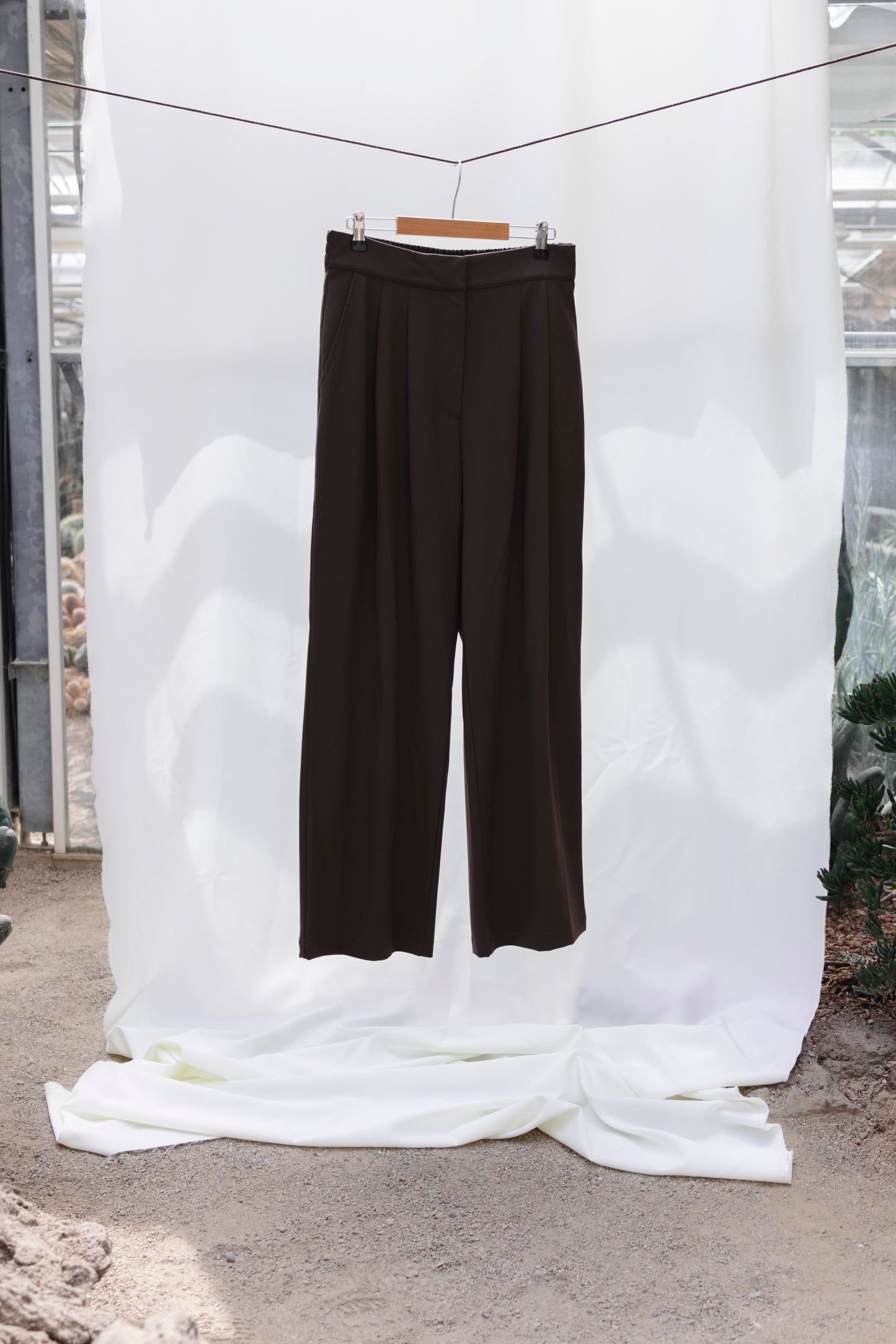 Pleated Trouser Brown