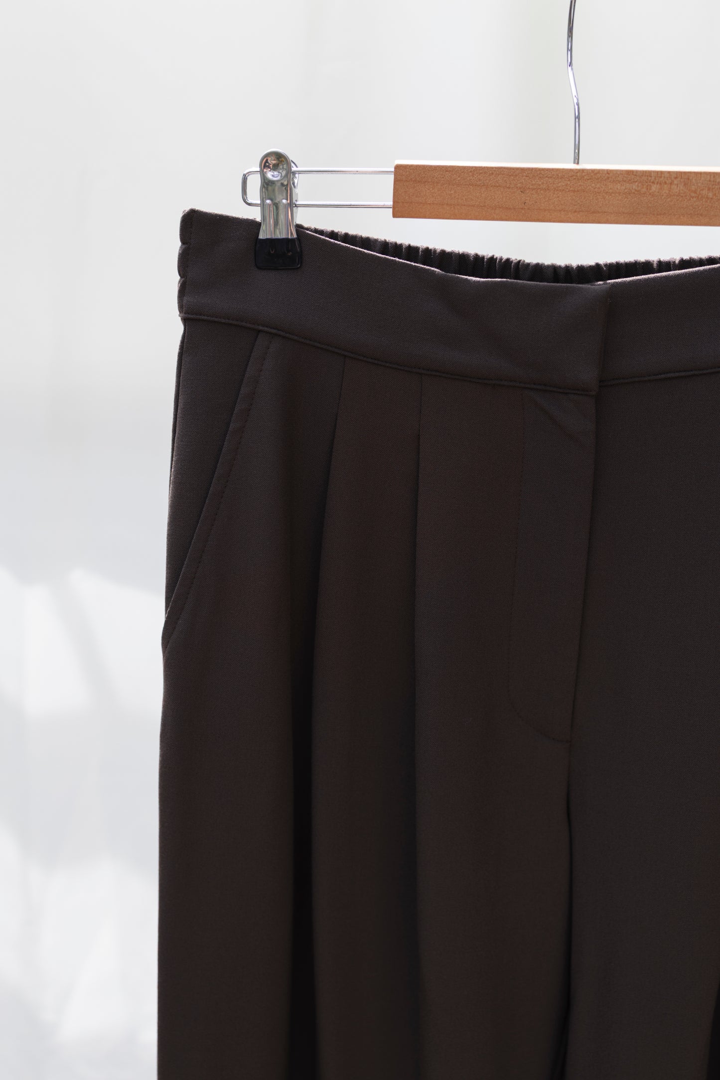 Pleated Trouser Brown