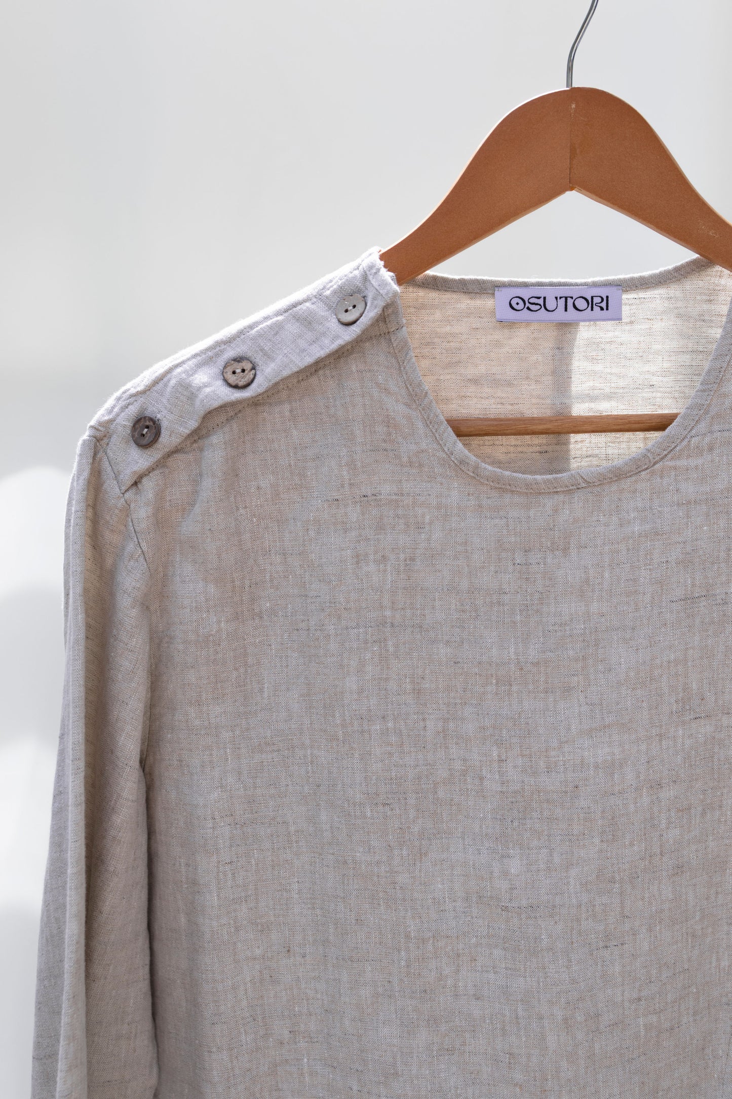 Asymmetrical Shirt Linen