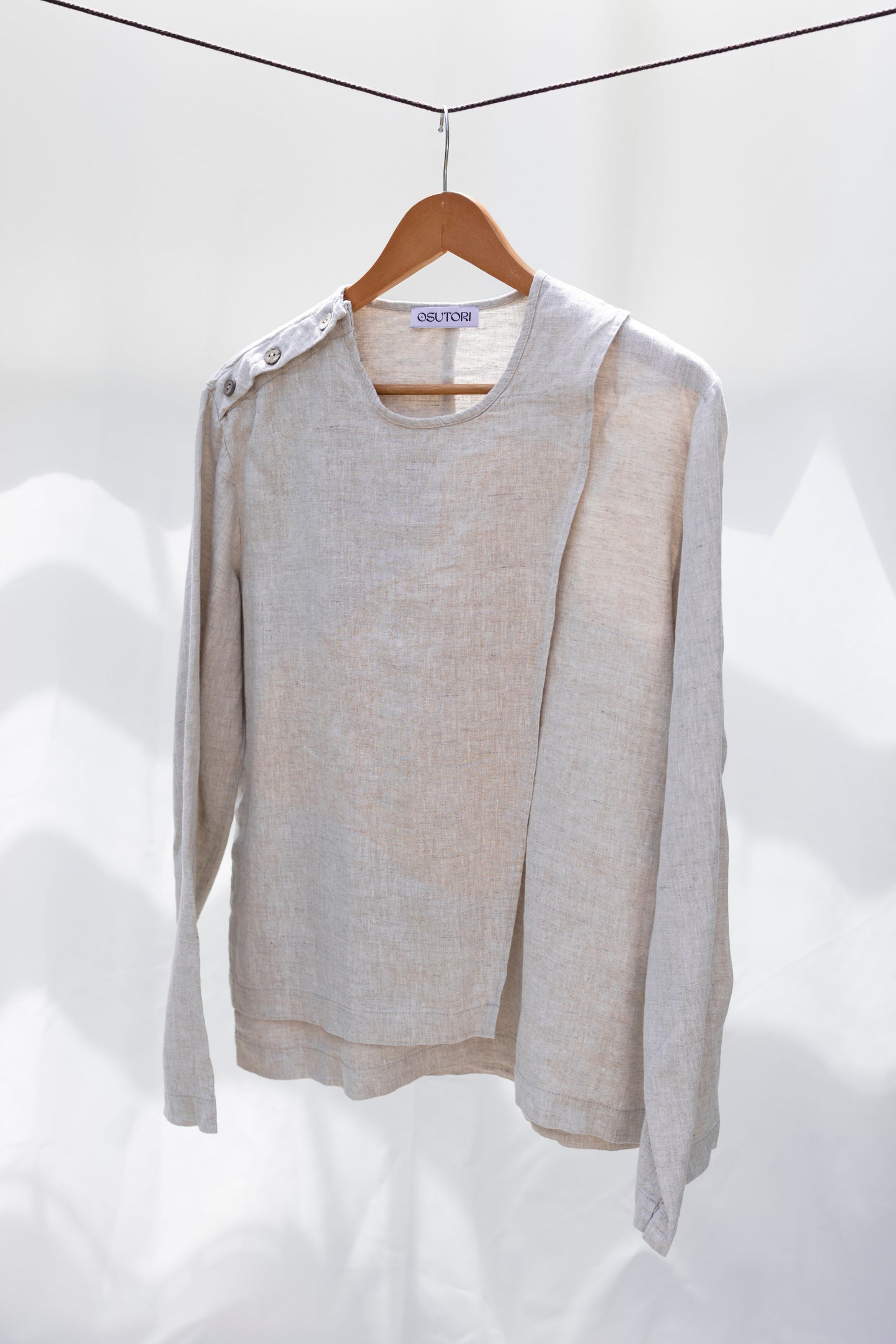Asymmetrical Shirt Linen