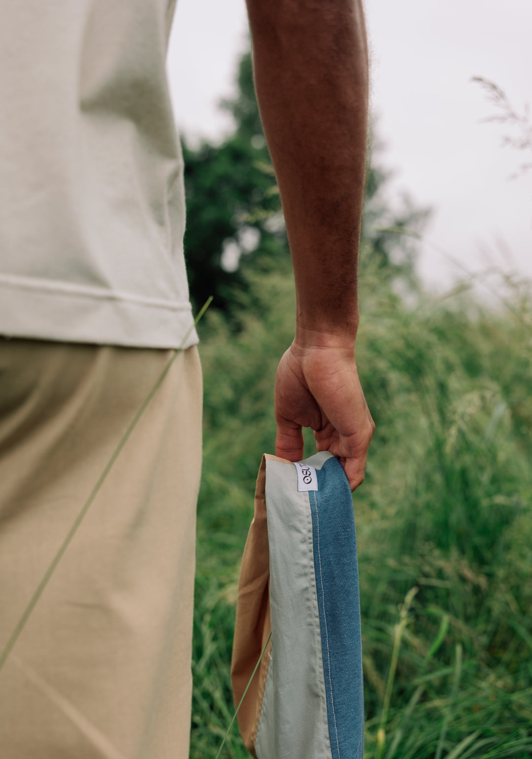 Mini draagtas van gerecycled materiaal