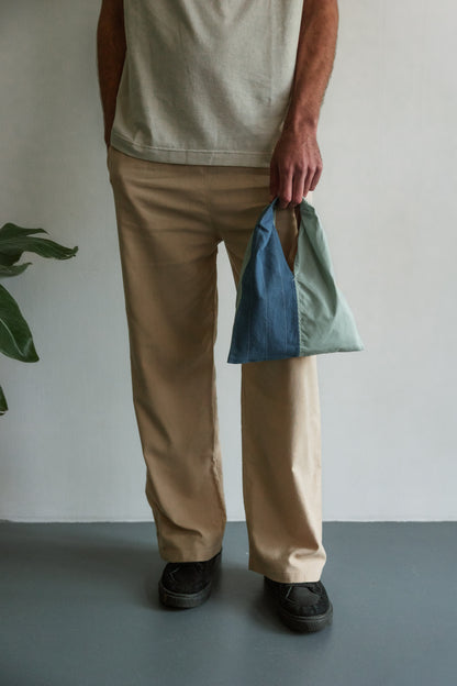 Mini draagtas van gerecycled materiaal