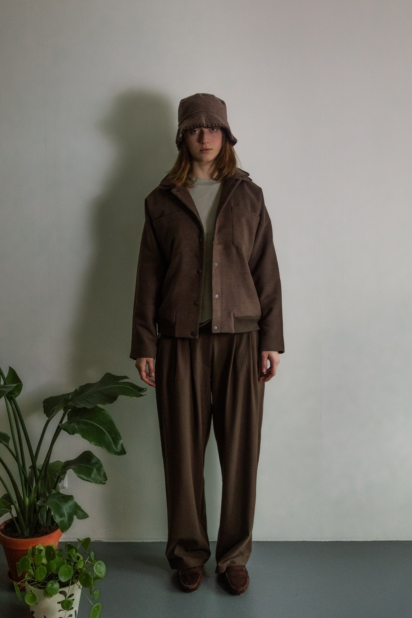 Jas met dubbele kraag