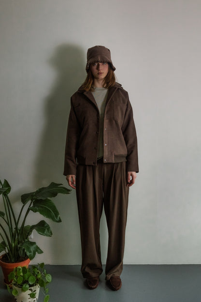 Jas met dubbele kraag