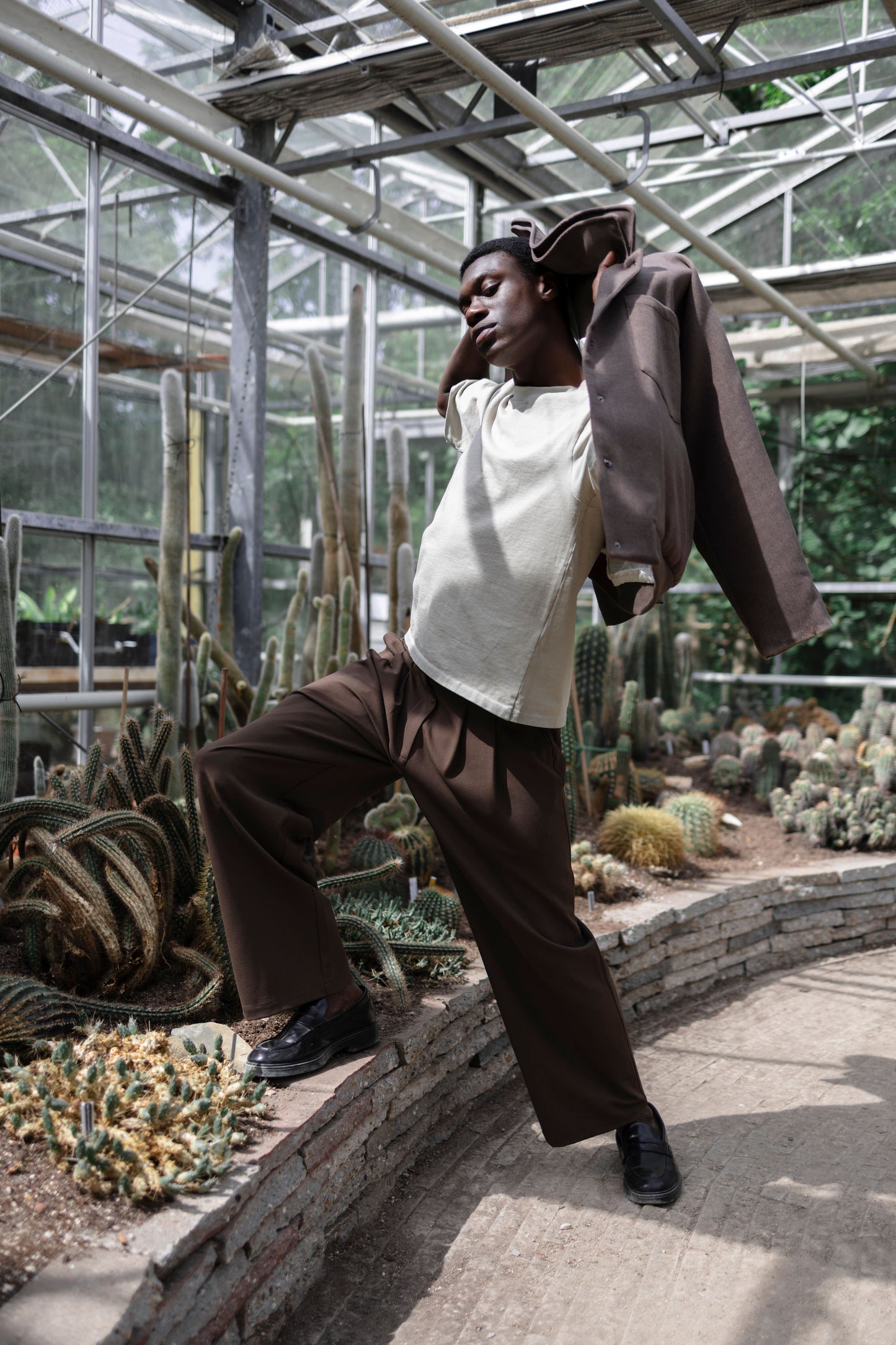Pleated Trouser Brown